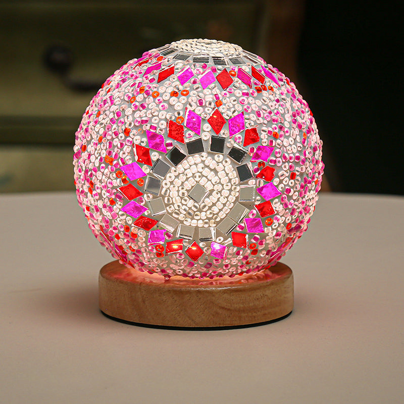Mosaic Tafel Lamp Dimbaar voor Thuis en Kantoor Decor