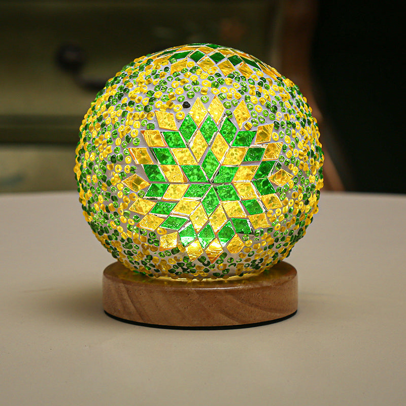 Mosaic Tafel Lamp Dimbaar voor Thuis en Kantoor Decor