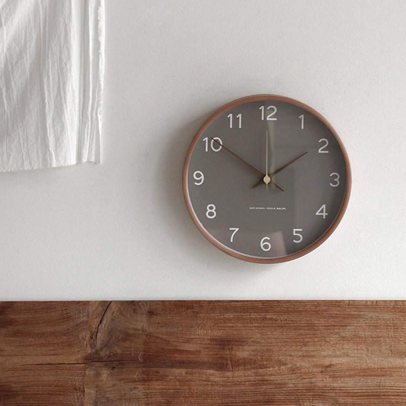 Houten Wandklok Circulair voor Thuis en Kantoor Decor