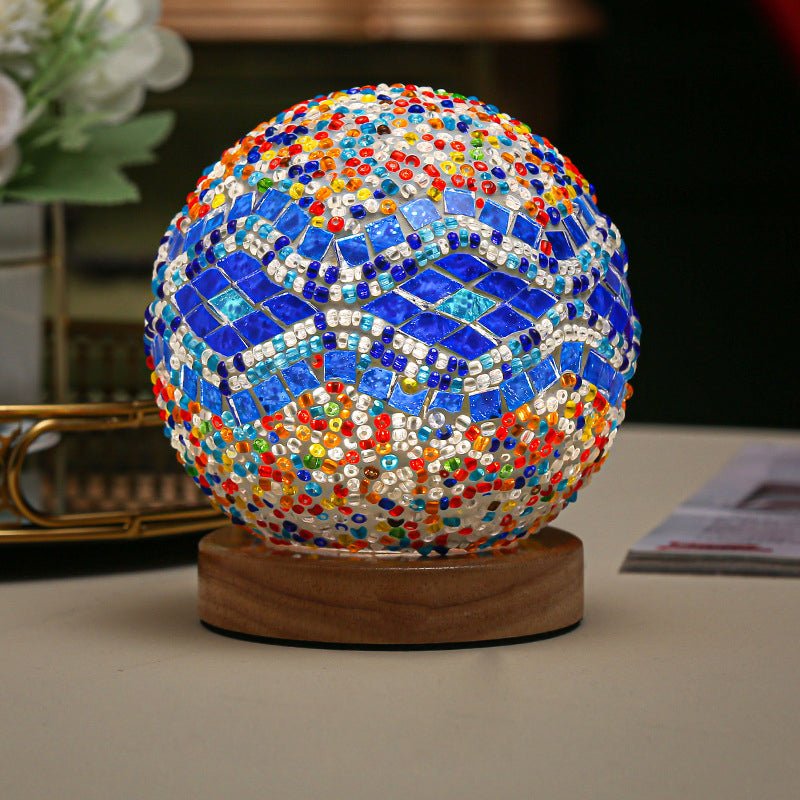 Mosaic Tafel Lamp Dimbaar voor Thuis en Kantoor Decor