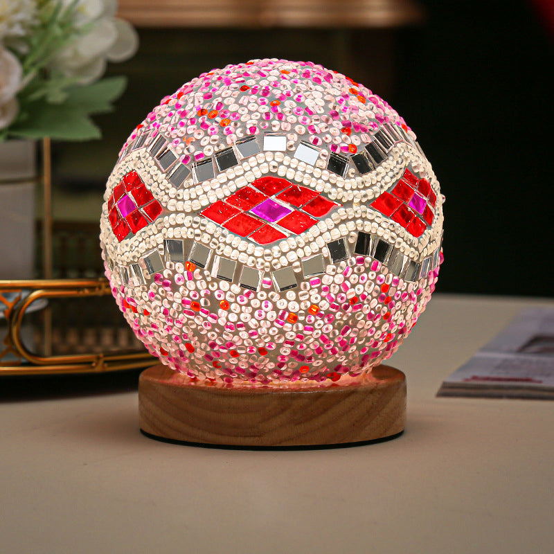 Mosaic Tafel Lamp Dimbaar voor Thuis en Kantoor Decor