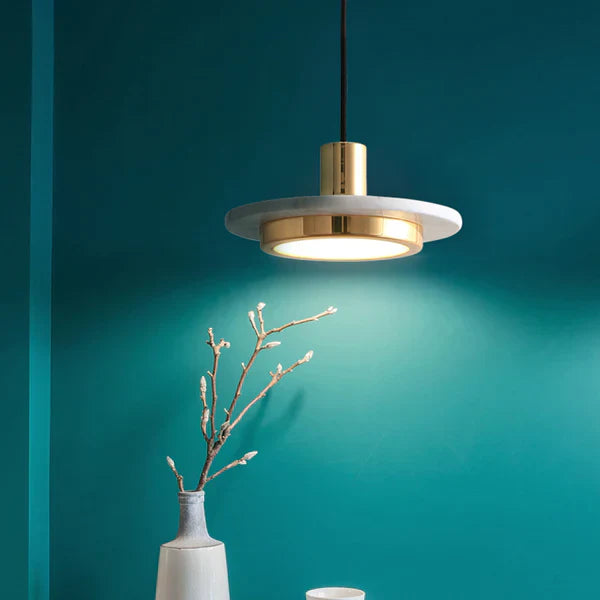 Marmeren Hanglamp LED voor Thuis Kantoor Decoratieve Verlichting