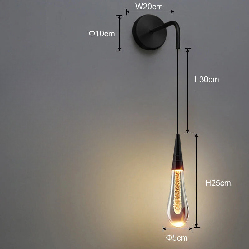 Druppelvormige Hanglamp voor Thuis en Kantoor Decor