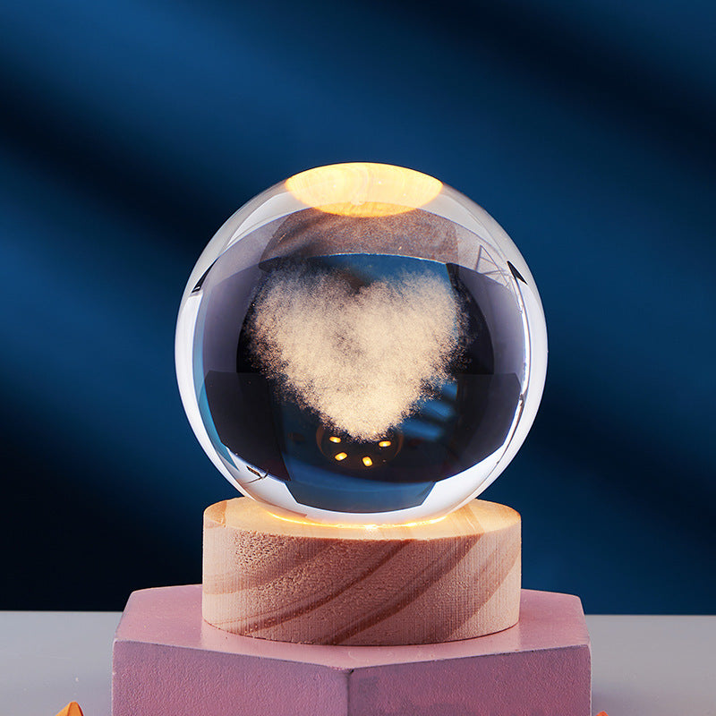 3D Kristal Nachtlamp LED Woondecoratie 3D Effect
