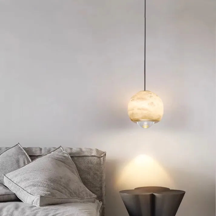 Hanglamp Marmer Rond LED plafondlamp voor inrichting