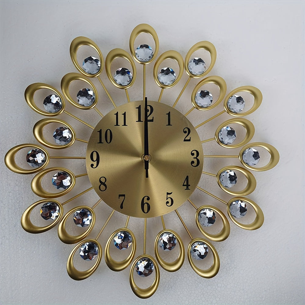Wandklok Metalen Rond voor Woonkamer Kantoor Decor