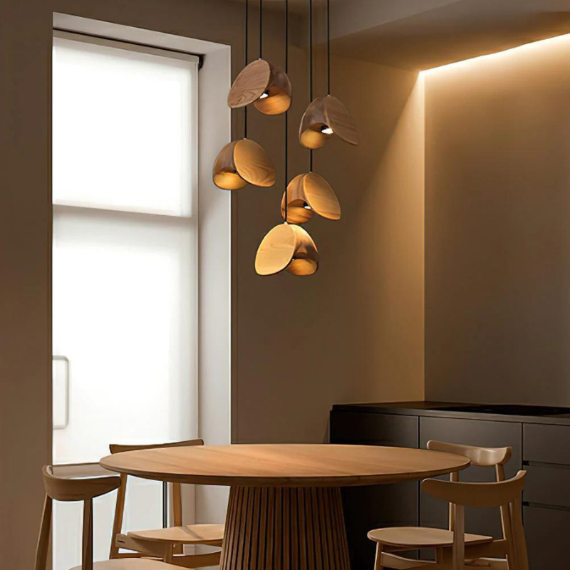 Houten Hanglamp voor Verlichting Huisdecoratie