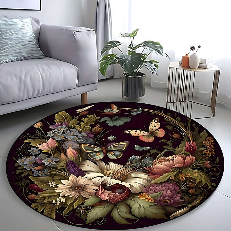 Rond Vloerkleed voor Thuis en Kantoor Decor