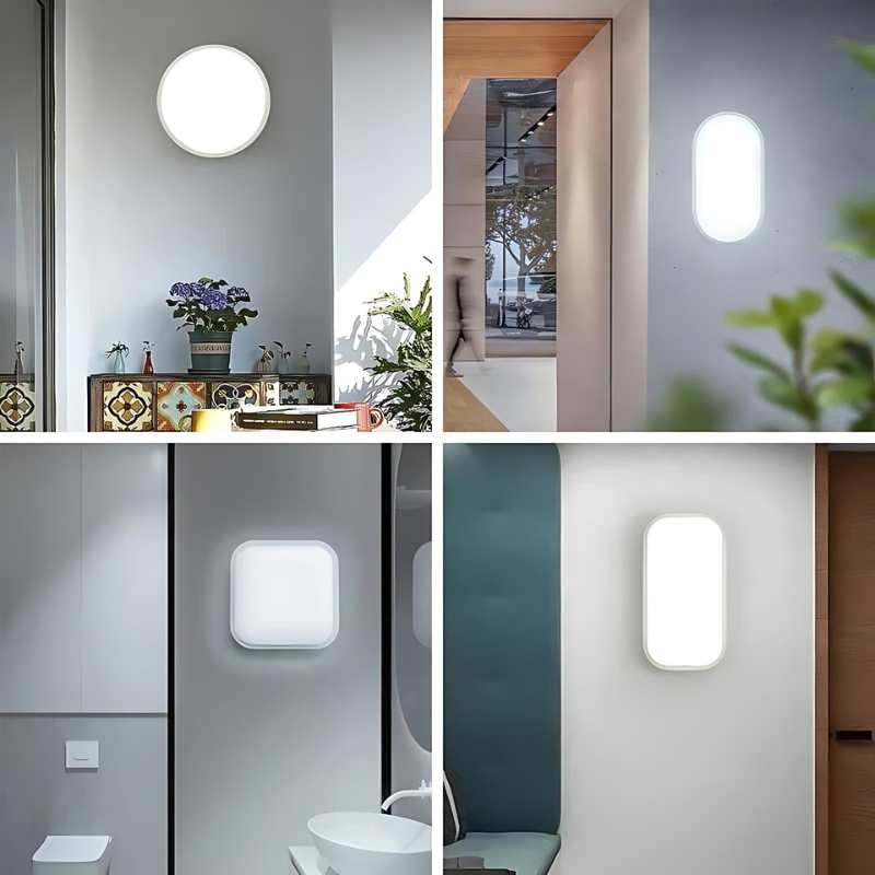 Buiten LED Wandlamp Vochtbestendig Vierkant