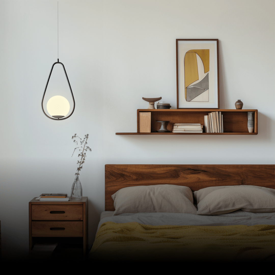 LED Hanglamp Warm Wit Gouden Afwerking Ceiling Light