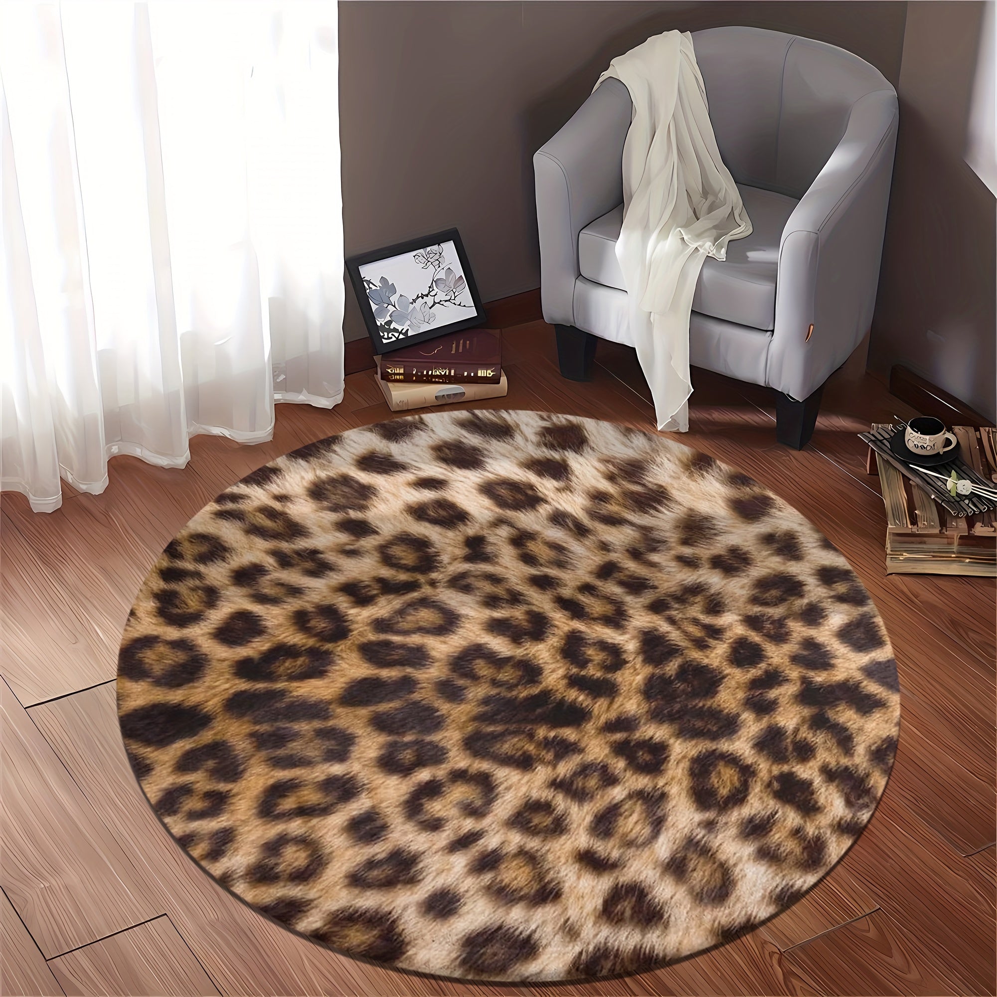 Vloerkleed Luipaardprint Flanel
