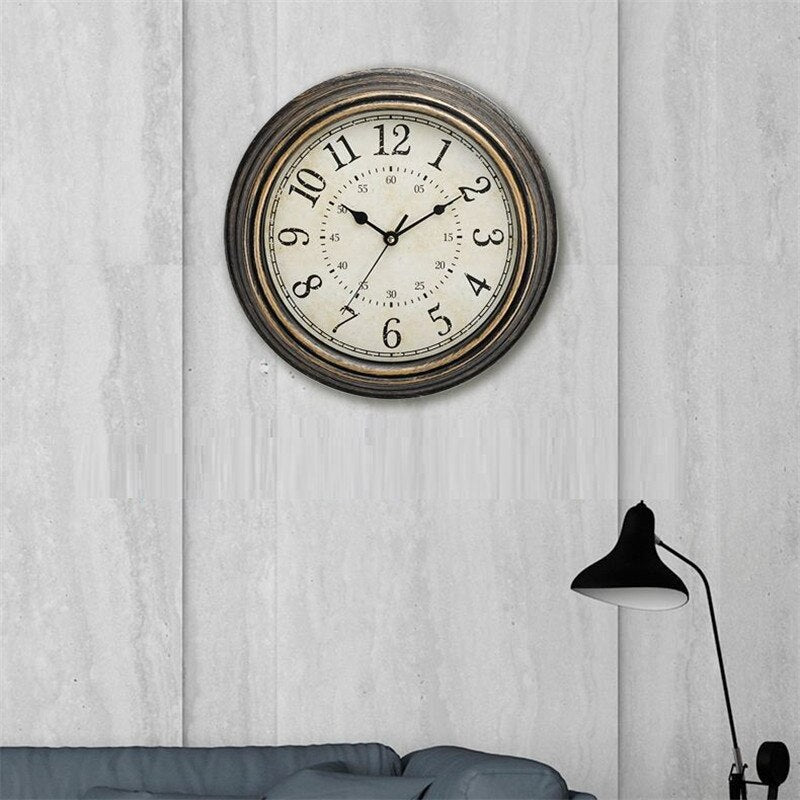 Vintage Houten Wandklok voor Thuis en Kantoor