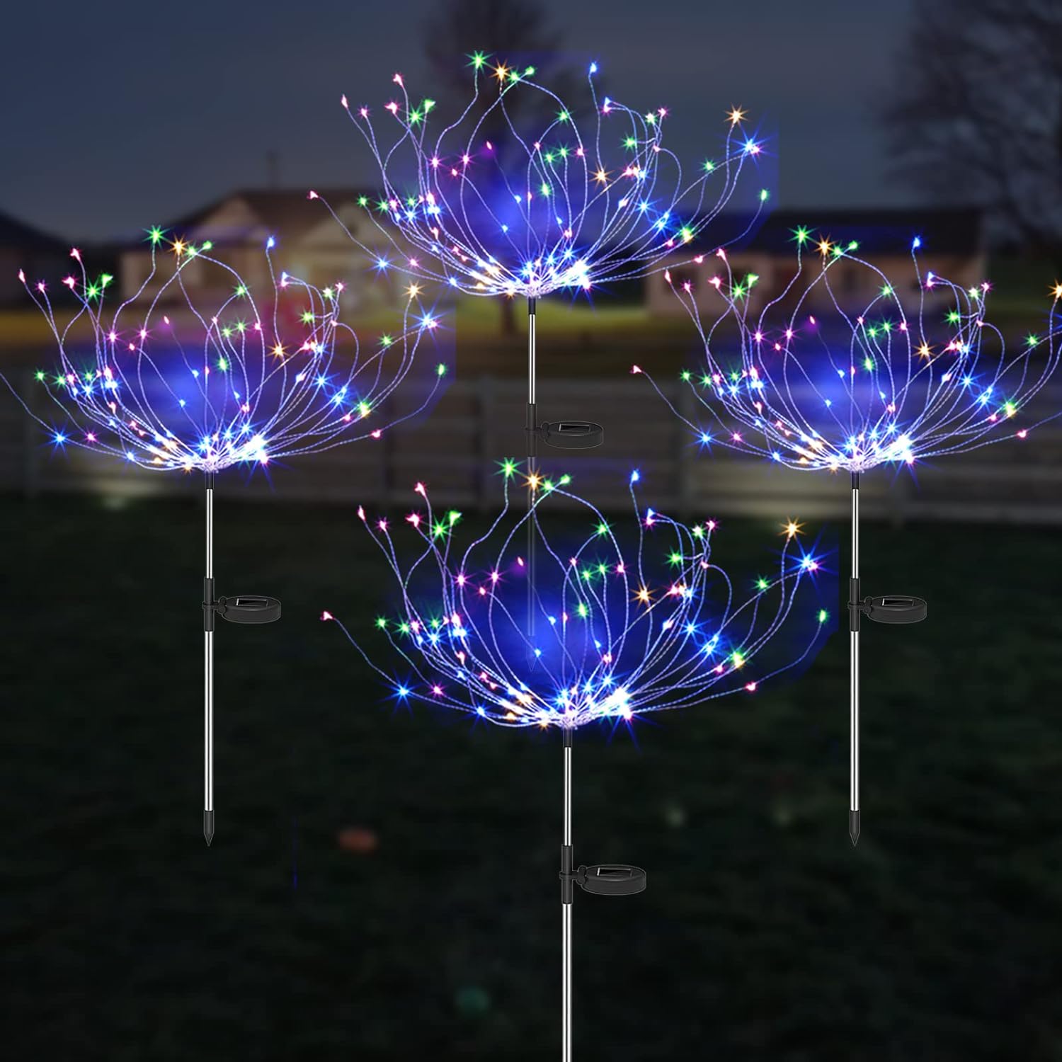 Zonne-energie Tuinlamp Vuurwerkstijl Buitendecoratie