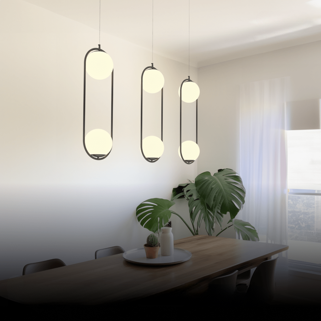 LED Hanglamp Warm Wit Gouden Afwerking Ceiling Light
