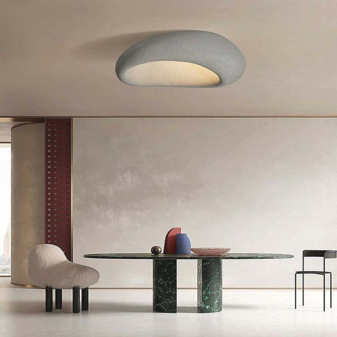 Plafondlamp Wabi Sabi LED Flush Mount Circular