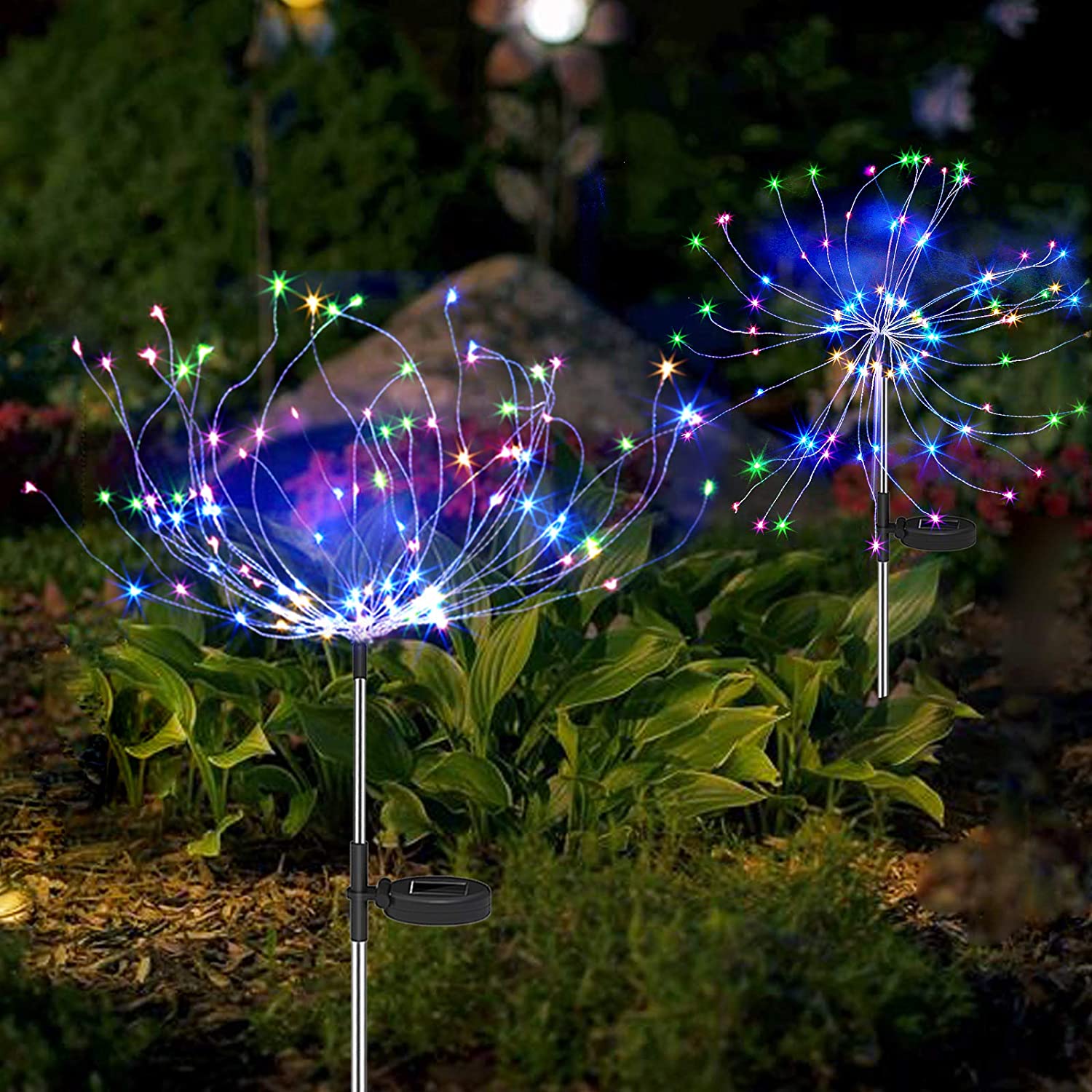 Zonne-energie Tuinlamp Vuurwerkstijl Buitendecoratie