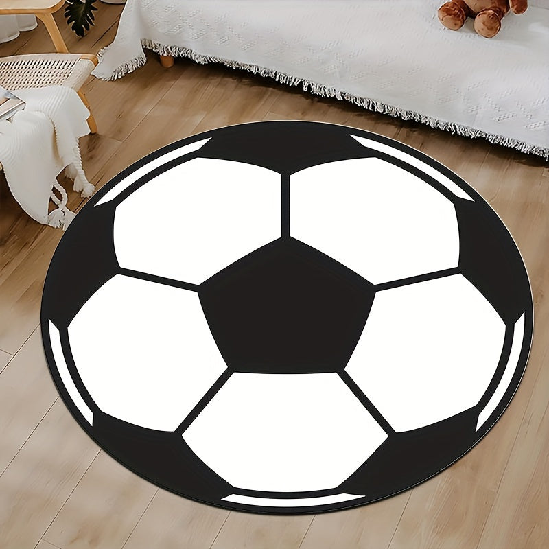 Voetbal Vloerkleed Antislip voor Huisdecoratie Sportliefhebbers