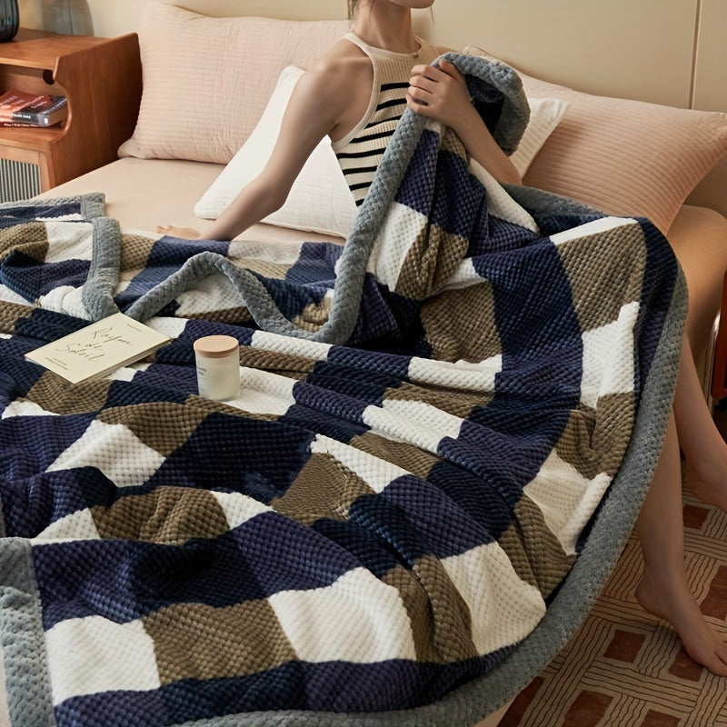 Fleece Deken Gecontroleerd voor Thuiscomfort en Decoratie