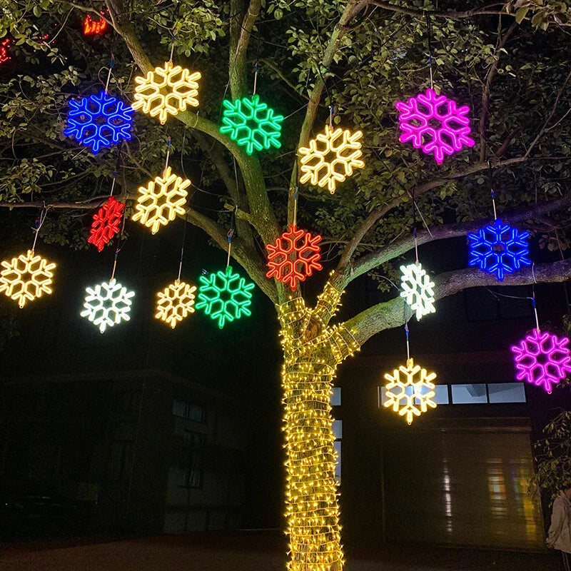 LED Sneeuwvlokverlichting Waterdicht voor Kerstdecoratie
