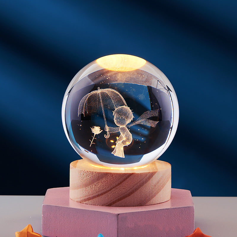 3D Kristal Nachtlamp LED Woondecoratie 3D Effect