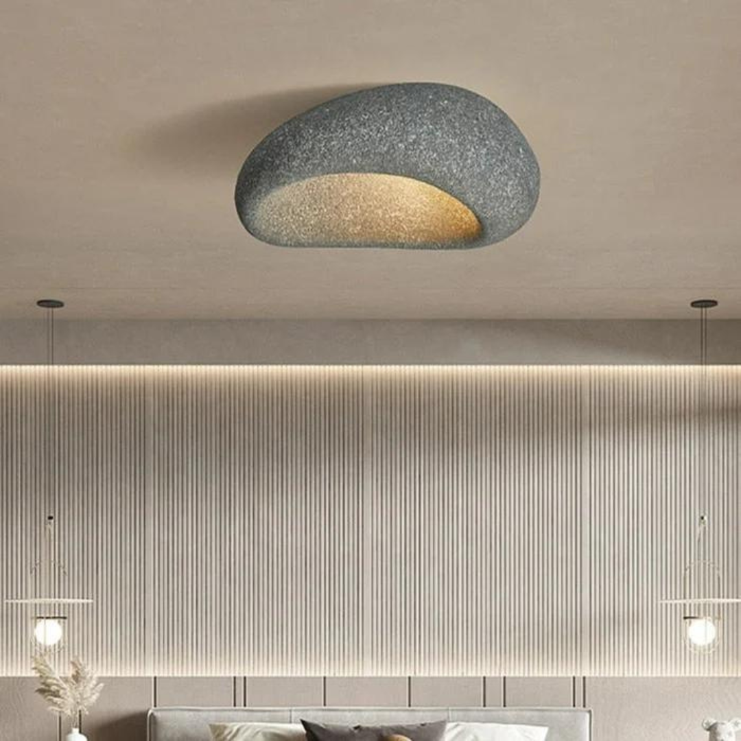 Plafondlamp Wabi Sabi LED Flush Mount Circular