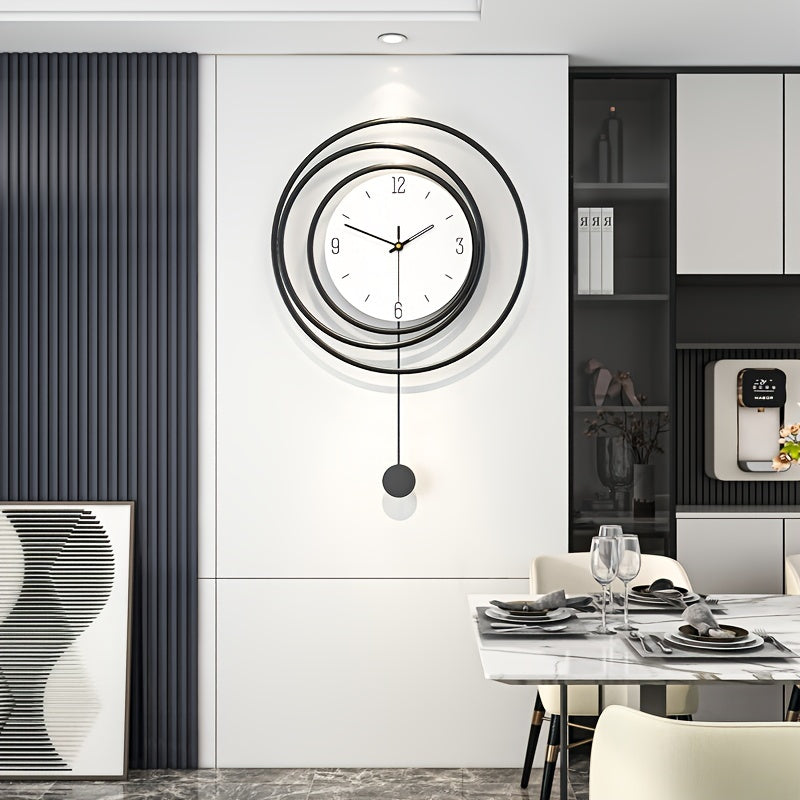 Metalen Wandklok Circulair Voor Thuis Kantoor Decor