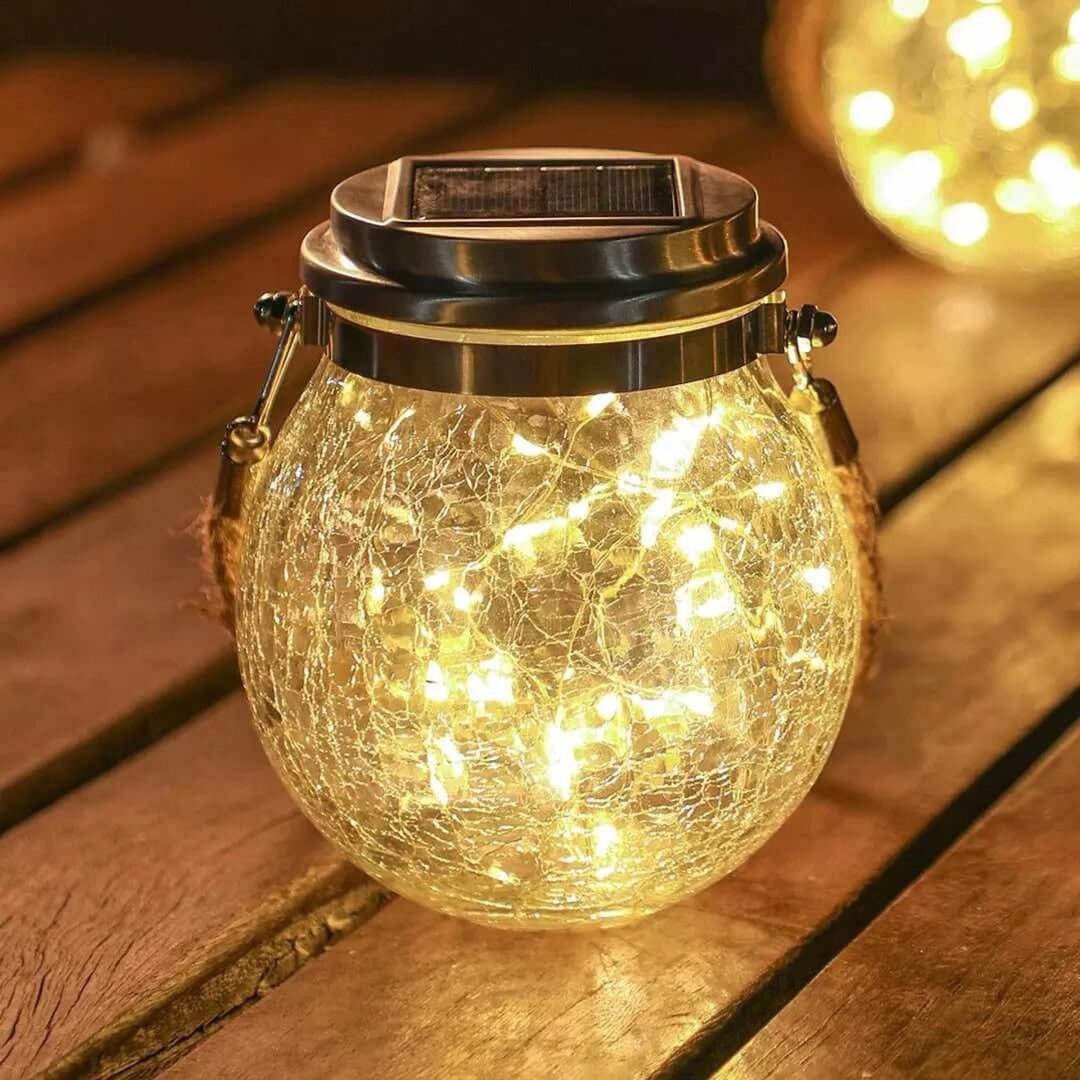 Zonne-Glaslicht Buitendecoratie Duurzaam LED
