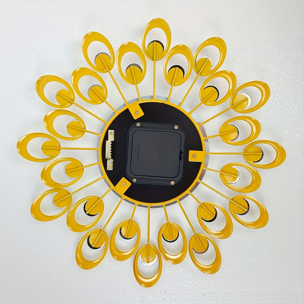 Wandklok Metalen Rond voor Woonkamer Kantoor Decor