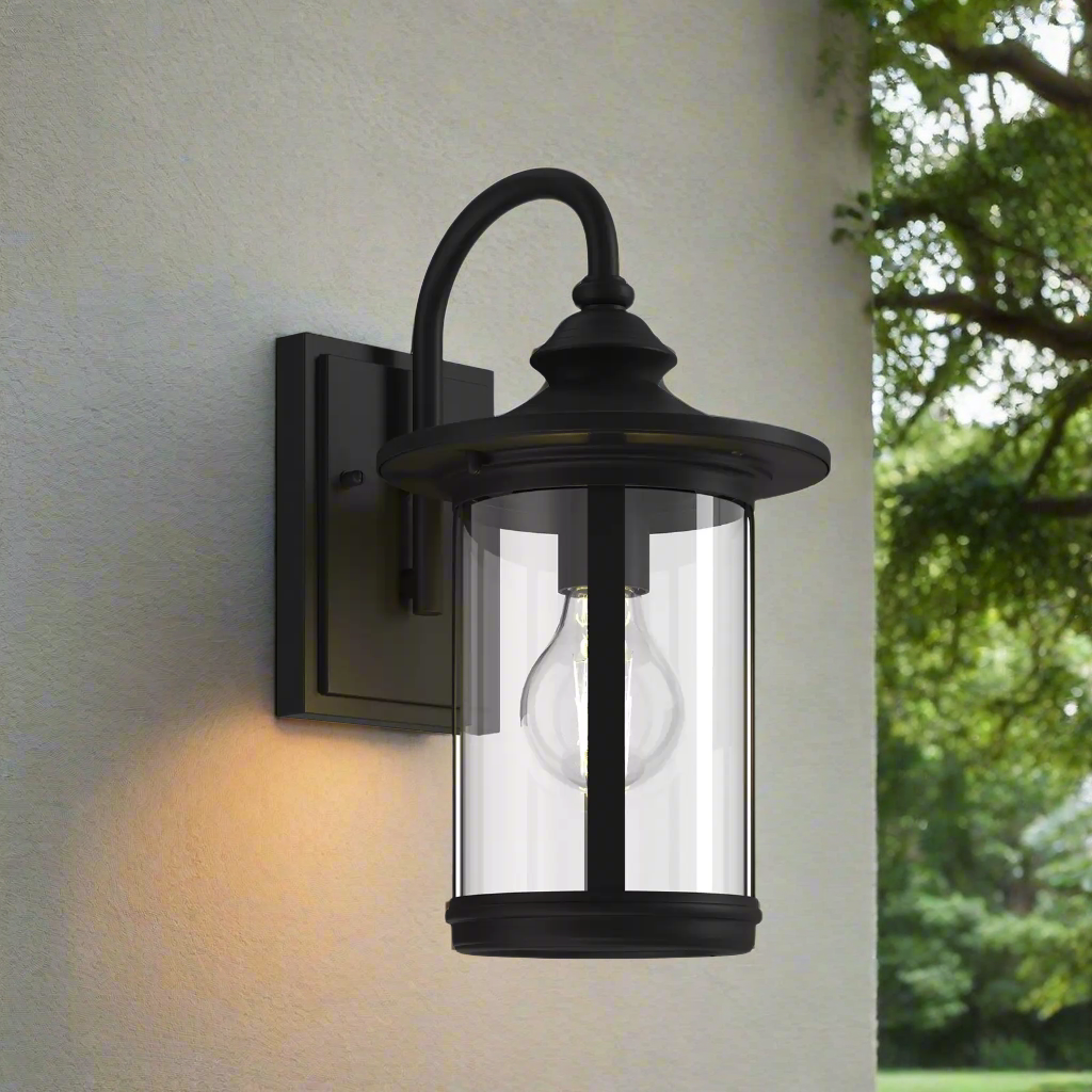 Buitenwandlamp met Glas voor Wandmontage