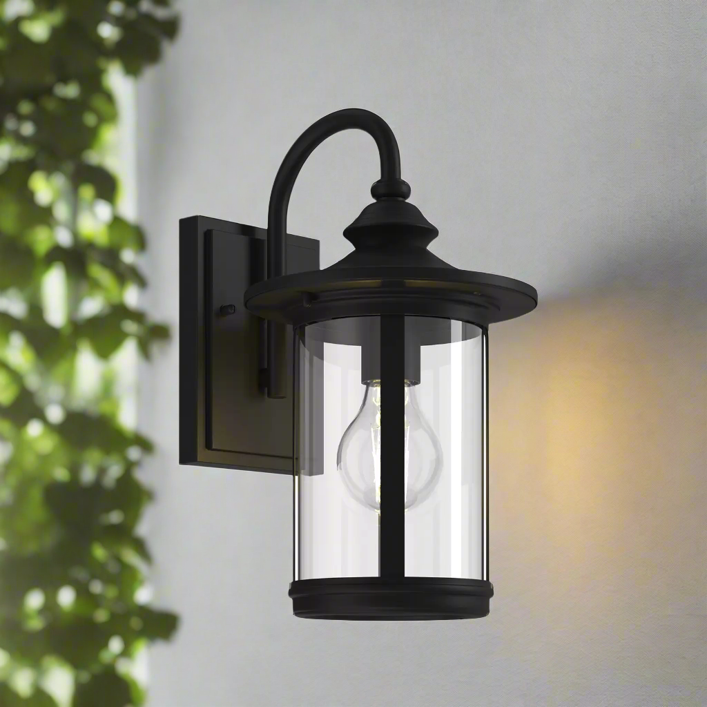 Buitenwandlamp met Glas voor Wandmontage