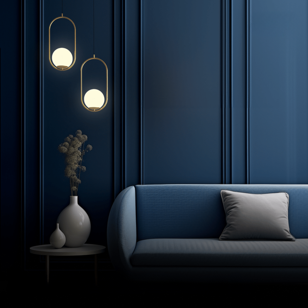 LED Hanglamp Warm Wit Gouden Afwerking Ceiling Light