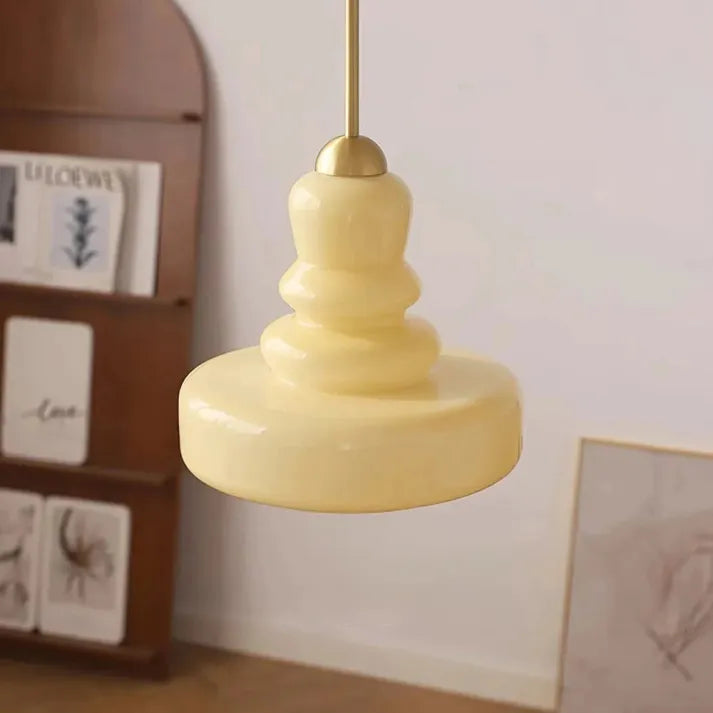 Bauhaus Hanglamp Pompoen Glazen Armatuur LED plafondlamp