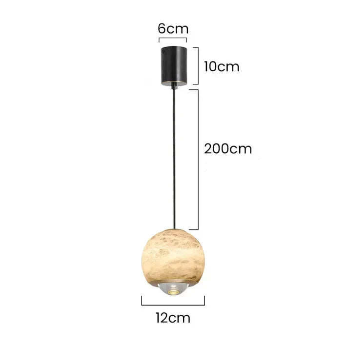 Hanglamp Marmer Rond LED plafondlamp voor inrichting