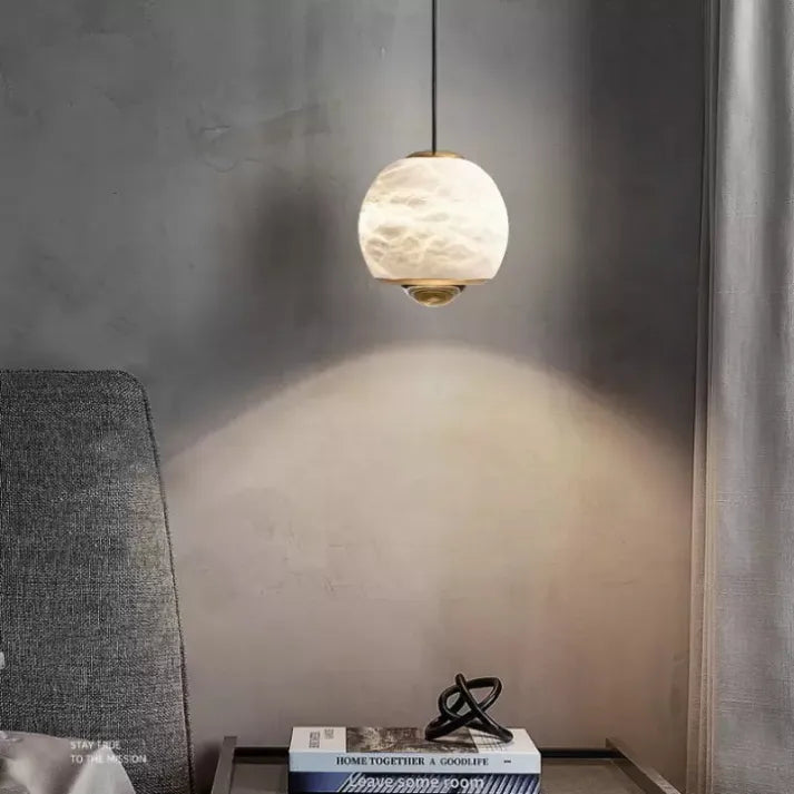 Hanglamp Marmer Rond LED plafondlamp voor inrichting