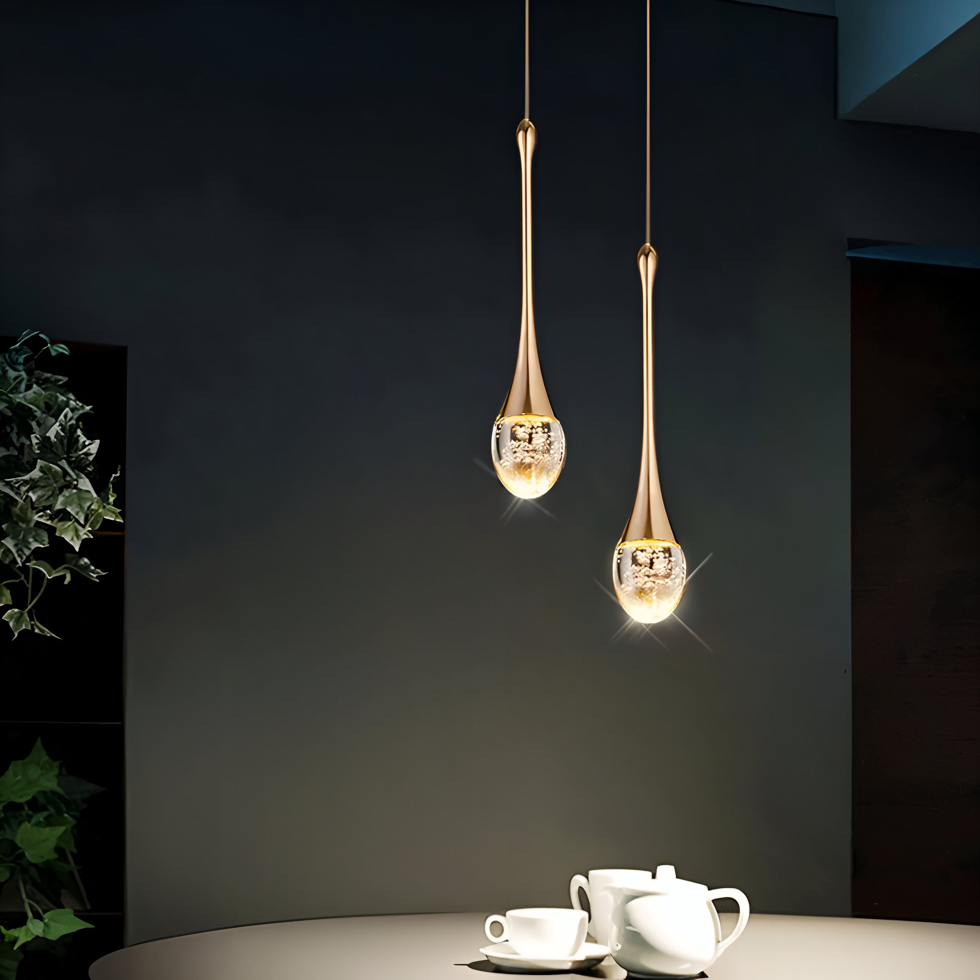 Druppelvormige Hanglamp voor Thuis en Kantoor Decor