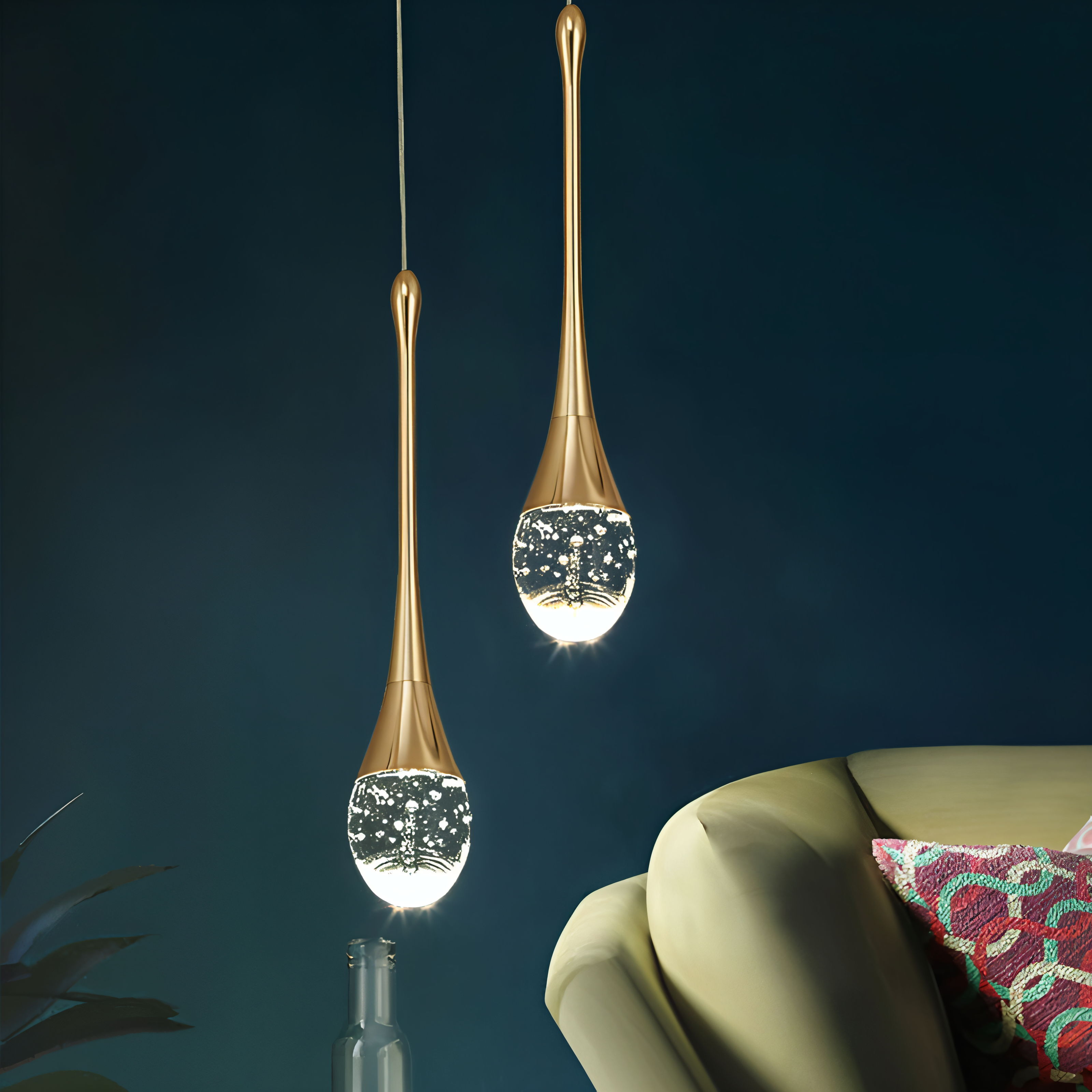 Druppelvormige Hanglamp voor Thuis en Kantoor Decor