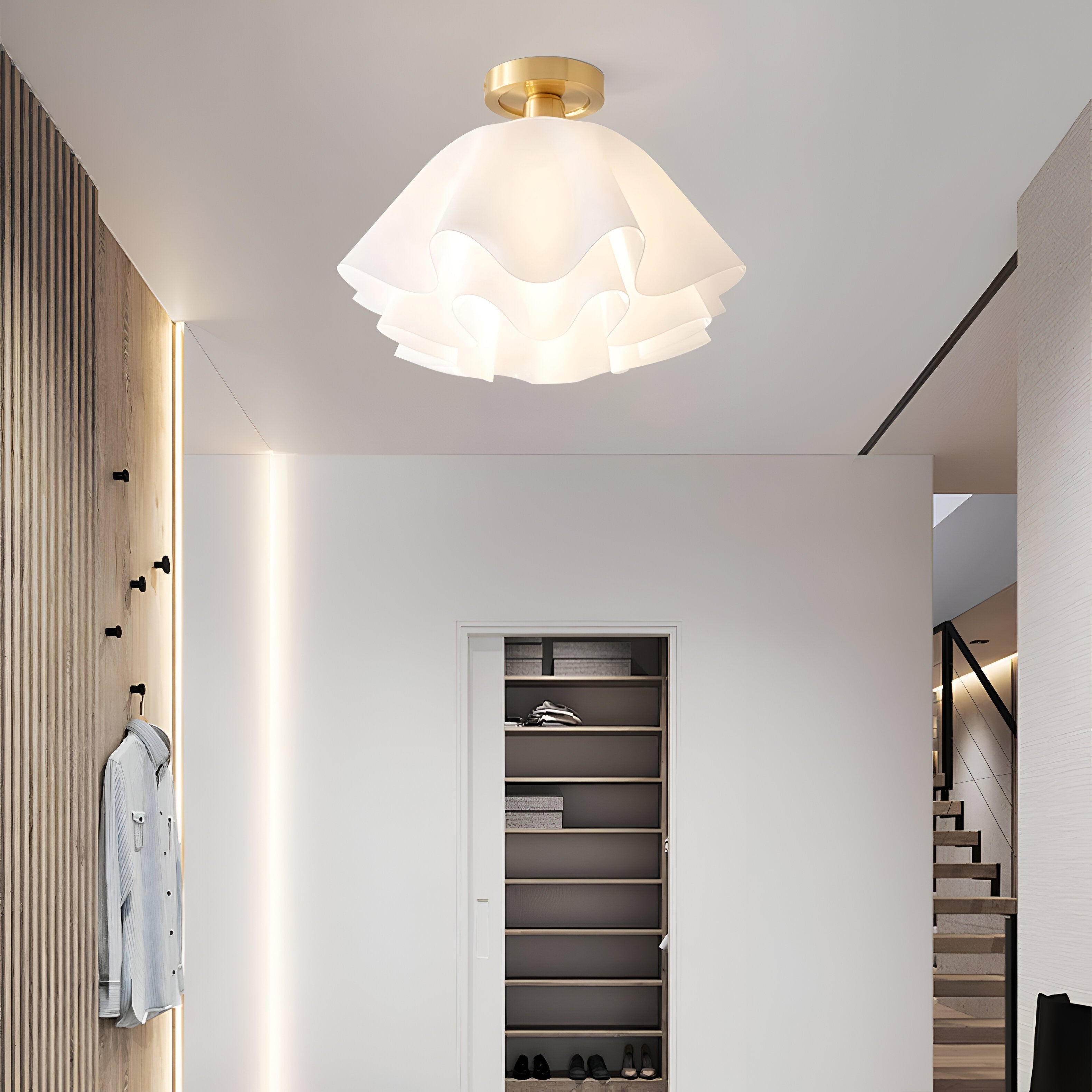 Acryl Bloem Plafondlamp LED Flush Mount
