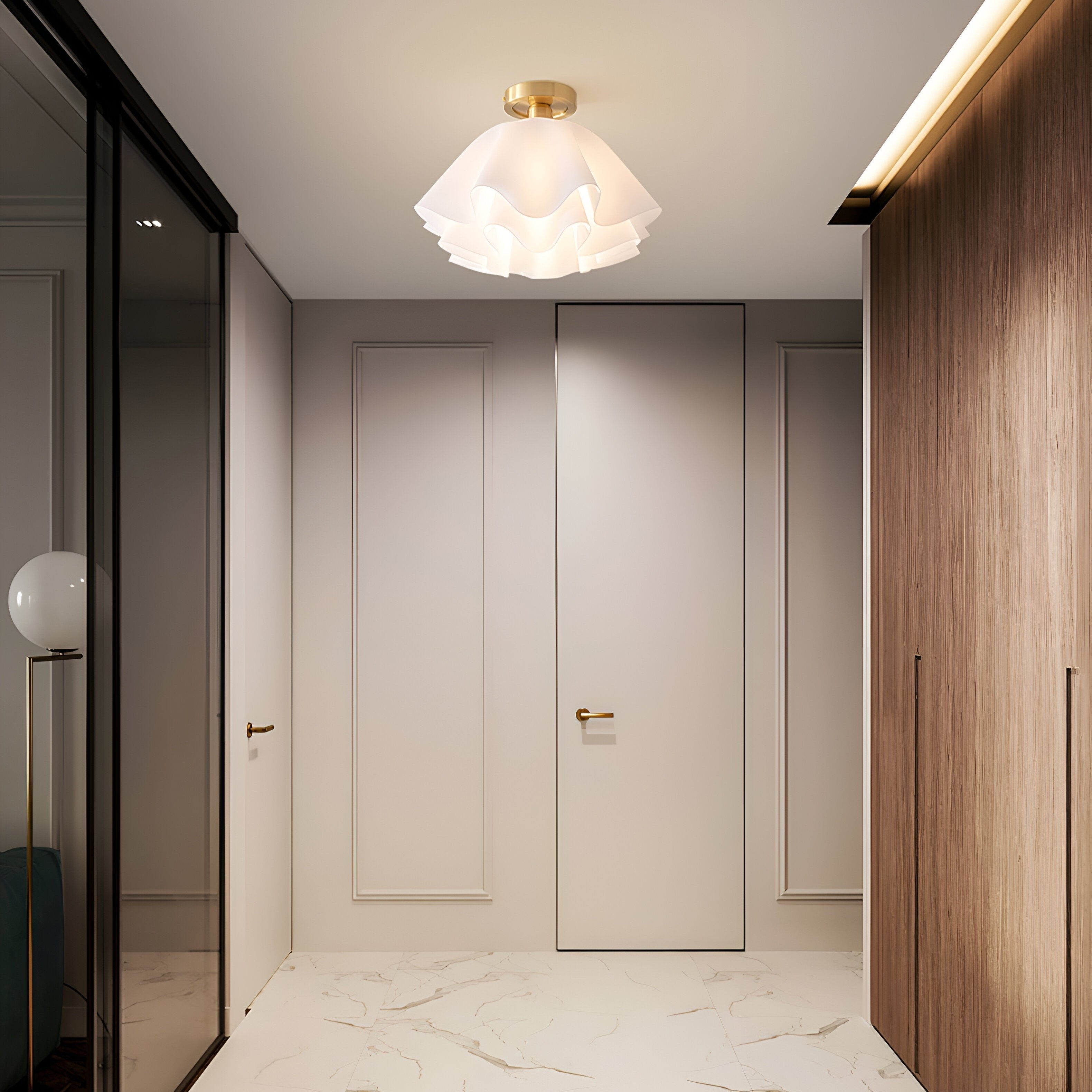 Acryl Bloem Plafondlamp LED Flush Mount