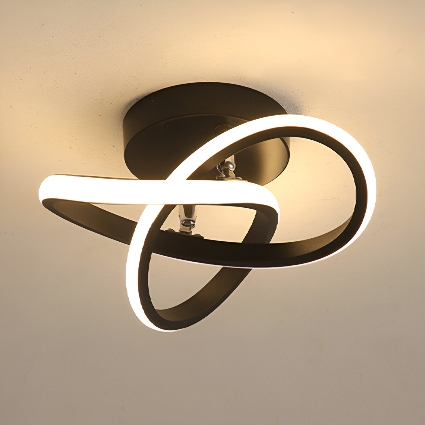 LED Plafondlamp Swirl Design Flush Mount