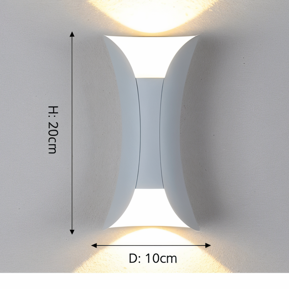 LED Wandlamp Waterdicht Dubbel Buitenverlichting