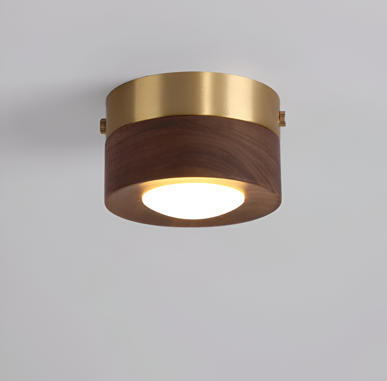 LED Plafondlamp Houten Flush Mount Circular voor Thuis Kantoor