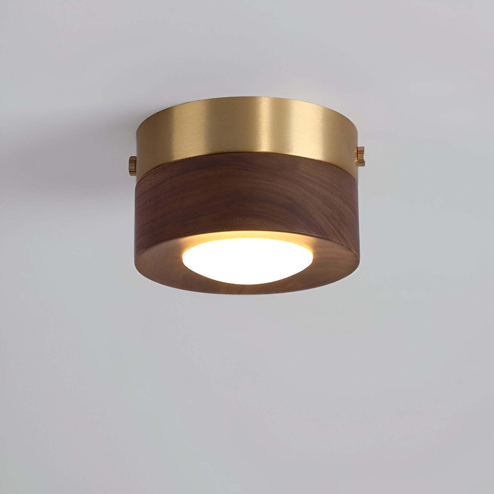 LED Plafondlamp Houten Flush Mount Circular voor Thuis Kantoor