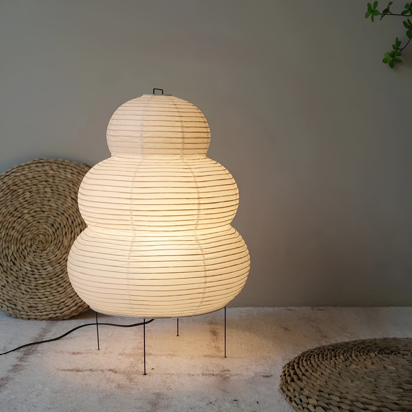 Rijstpapier Vloerlamp Huiskamer Decoratie