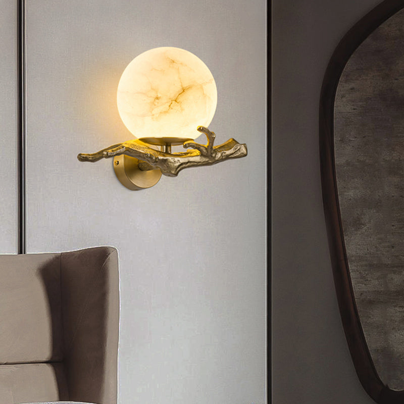 Koper en Marmeren Wandlamp LED voor Wandverlichting
