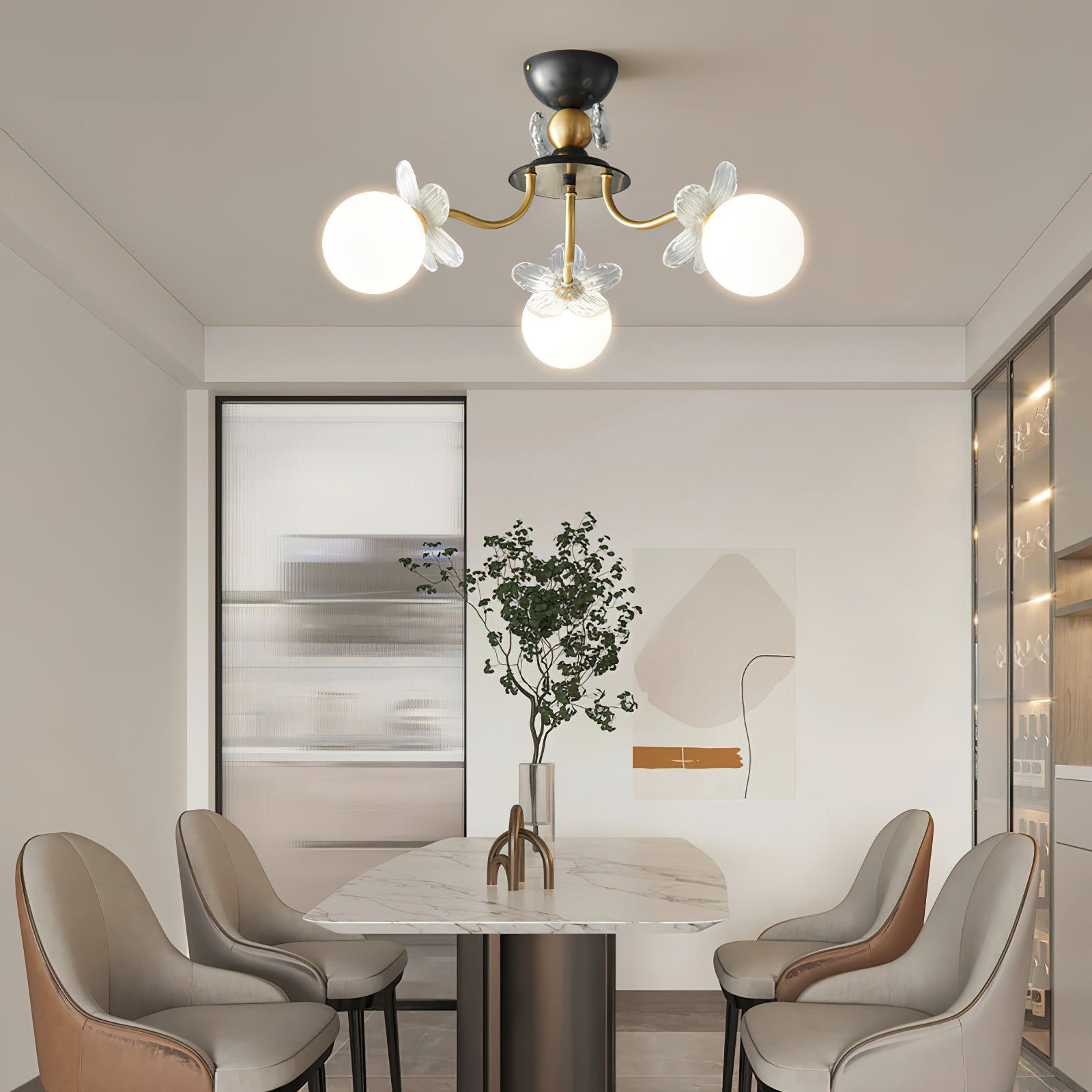 Kroonluchter Bloemen voor Woonkamer en Kantoorverlichting