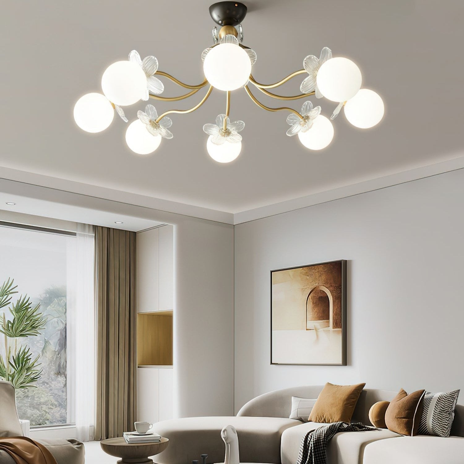 Kroonluchter Bloemen voor Woonkamer en Kantoorverlichting