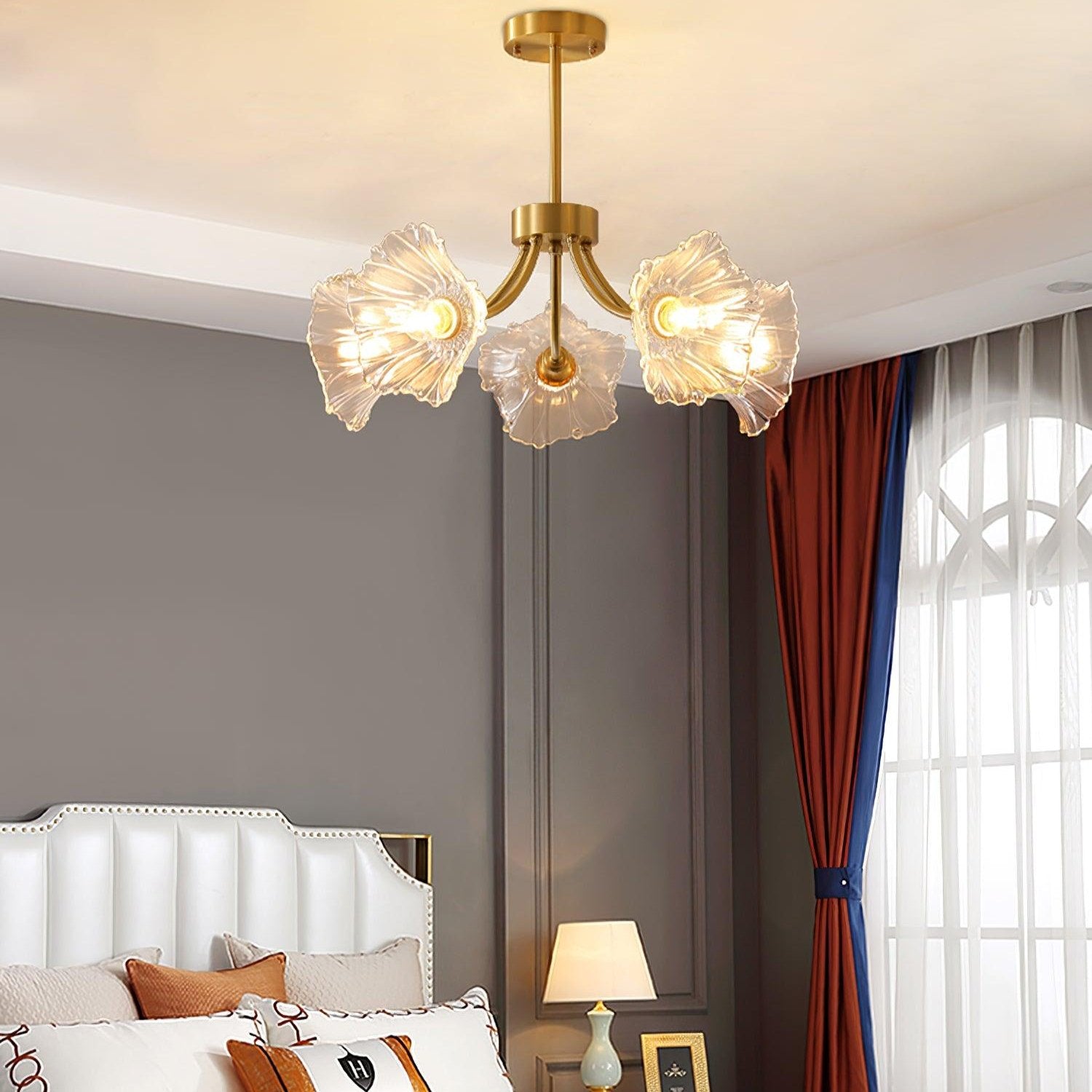 Glas Kroonluchter Hanglamp voor Thuis en Kantoor Verlichting