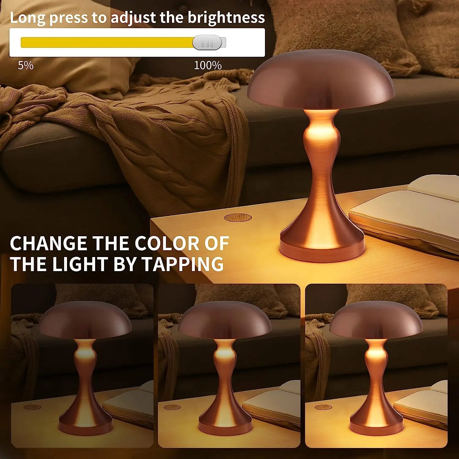 LED Nachtlamp Leeslamp Flexibele Hals Thuis Kantoor