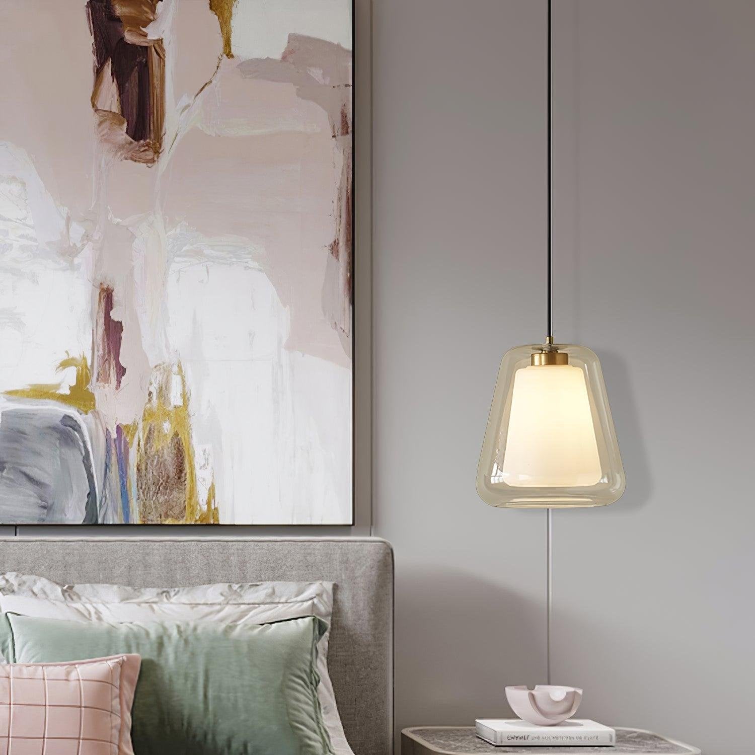 Hanglamp Glazen Voor Thuis en Kantoor - LED Verlichting