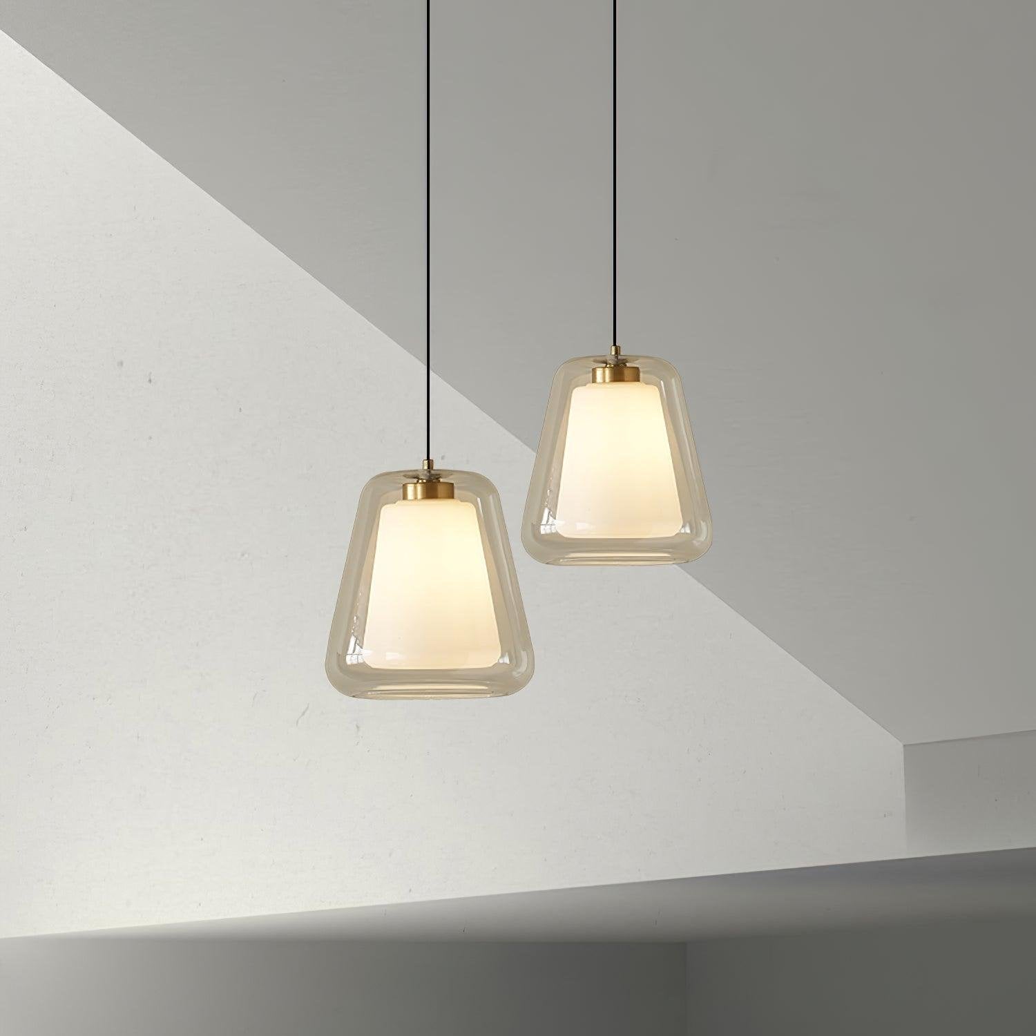 Hanglamp Glazen Voor Thuis en Kantoor - LED Verlichting